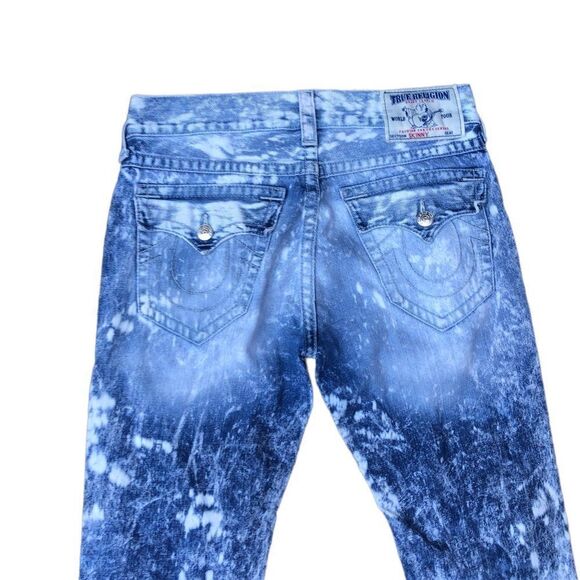 Vintage True Religion Jeans Size 32 SKINNY Smokescreen - Picture 8 of 11